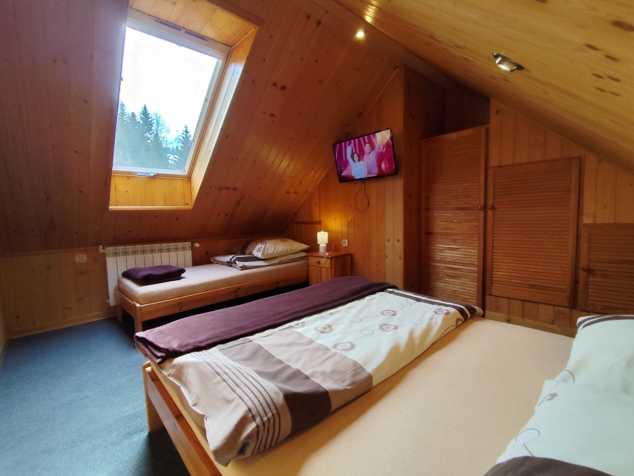 Sypialnia w apartamencie nr 5