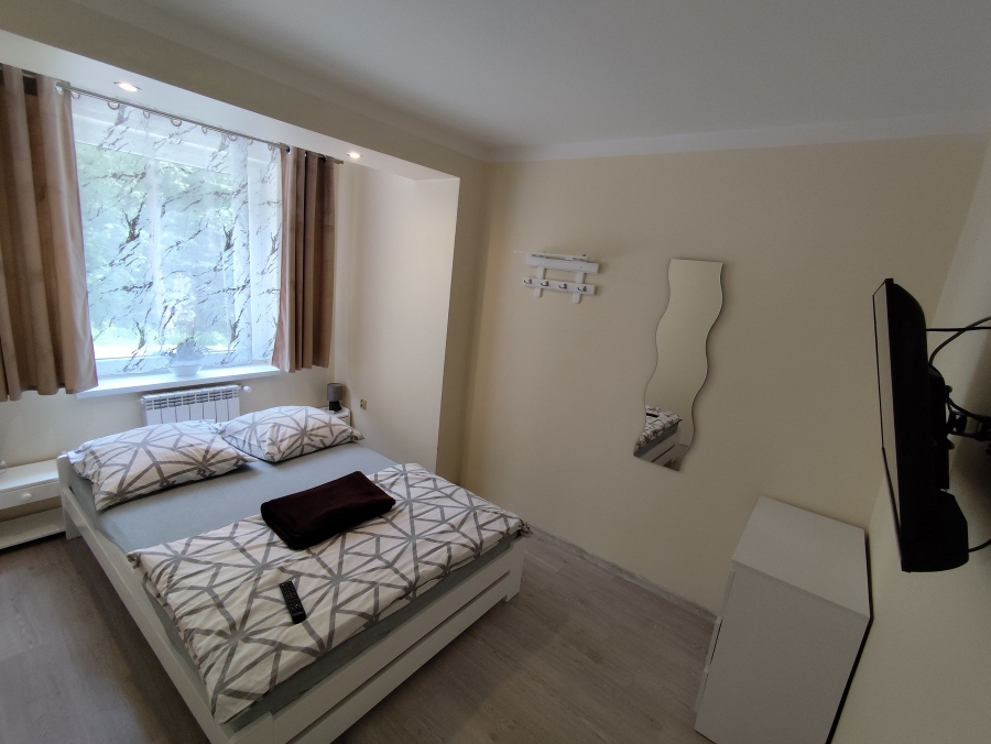 Sypialnia w apartamencie nr1A