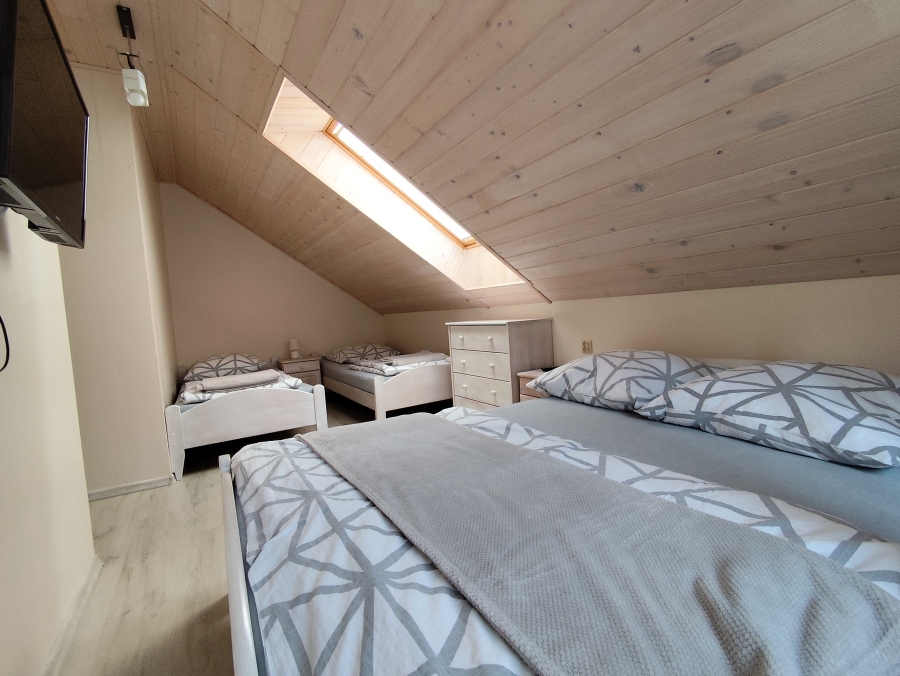 Sypialnia w apartamencie nr2A