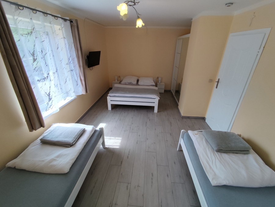 Sypialnia w apartamencie 
 nr 7A